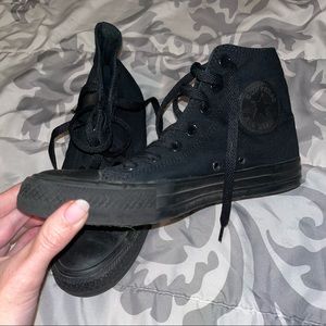 Black High Top All Star Converse